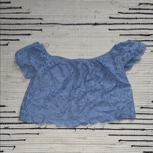 Blue Lace Women's Top